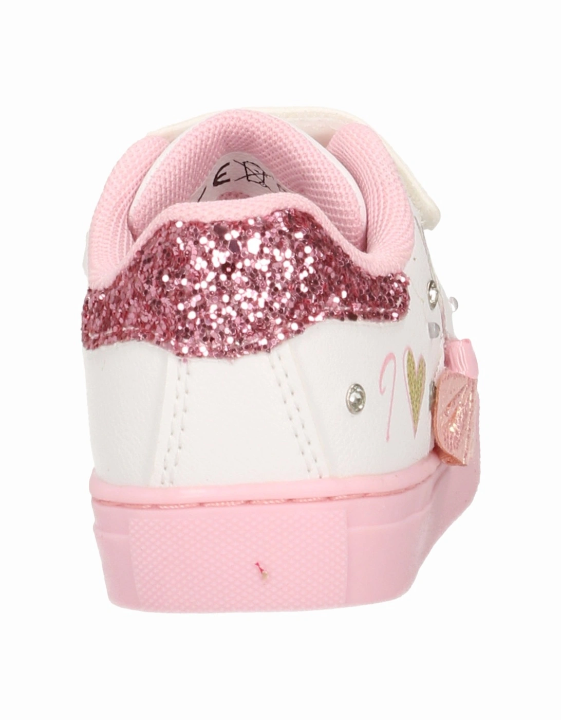 Juniors Mille Stelle Trainers (White/Pink)