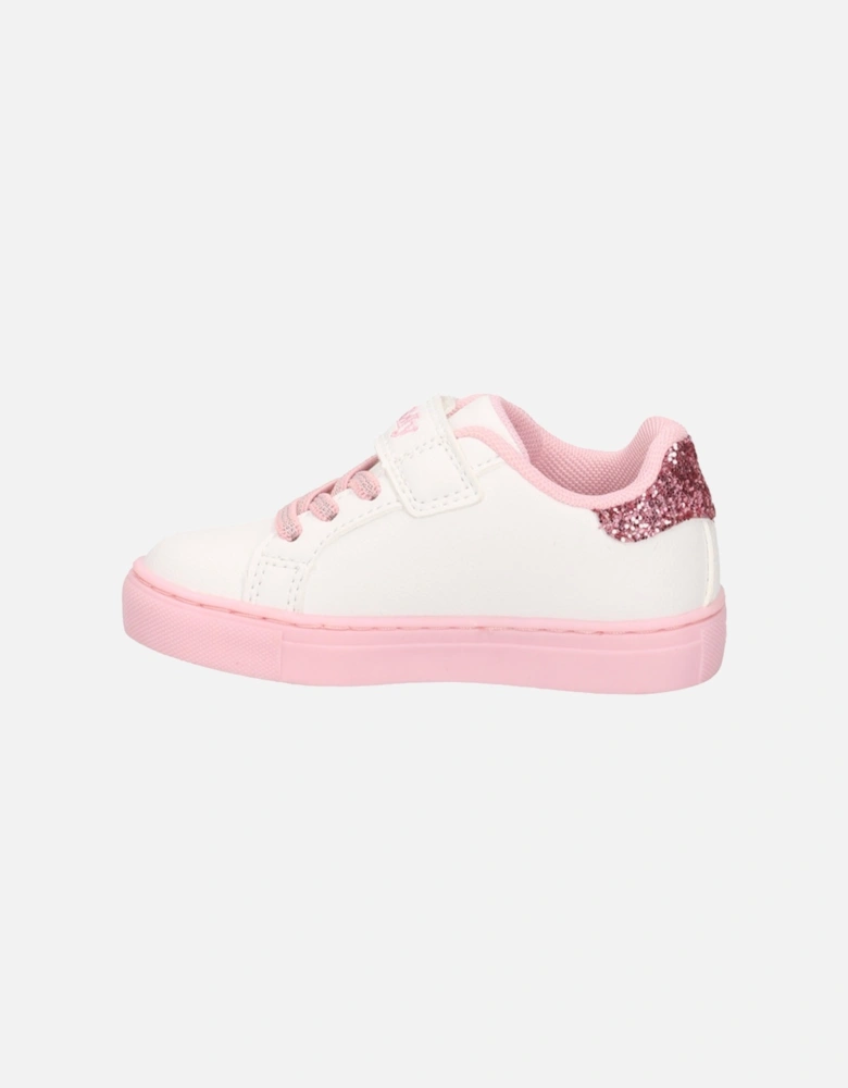 Juniors Mille Stelle Trainers (White/Pink)