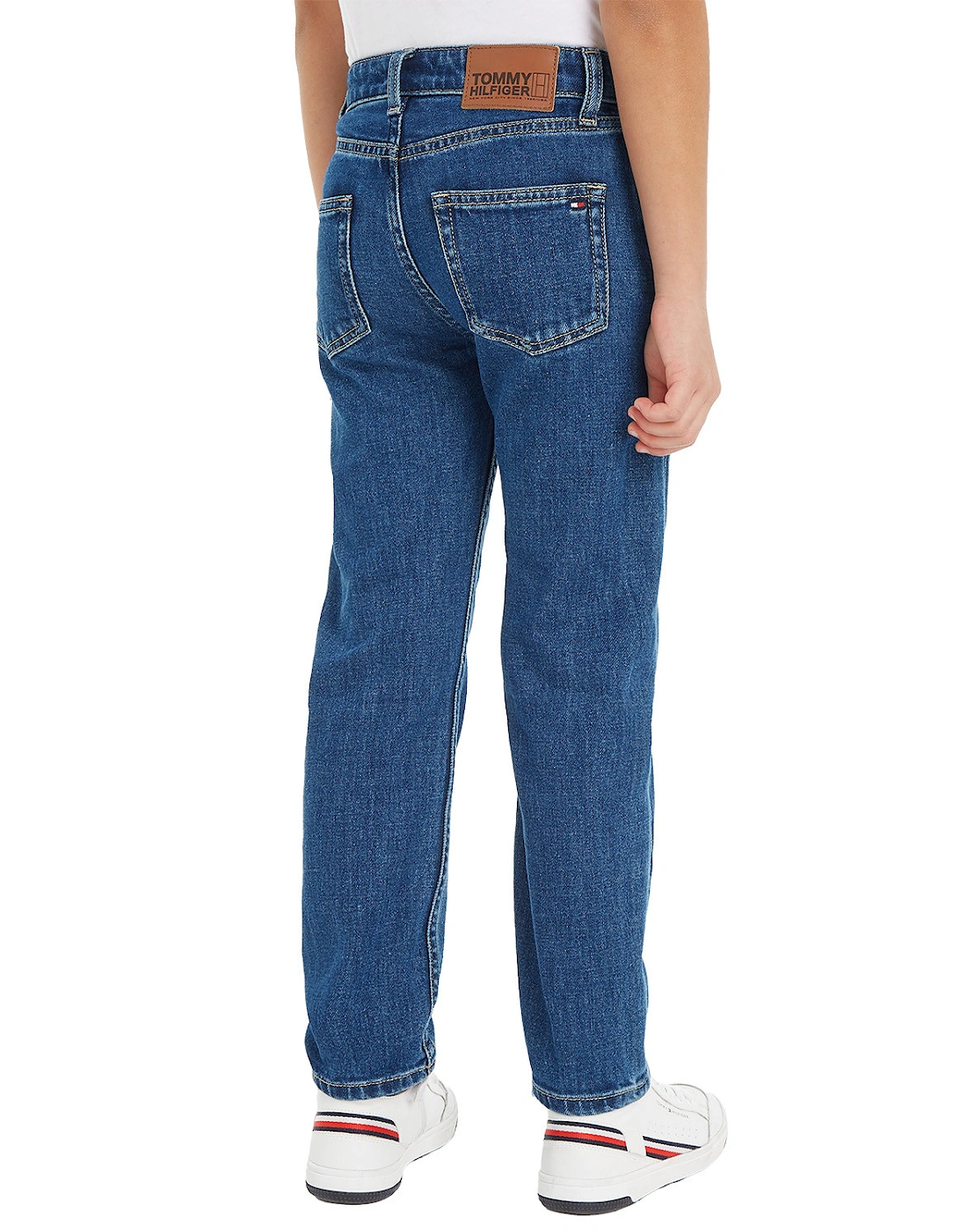 Juniors Clean Wash Denim Jeans (Blue)