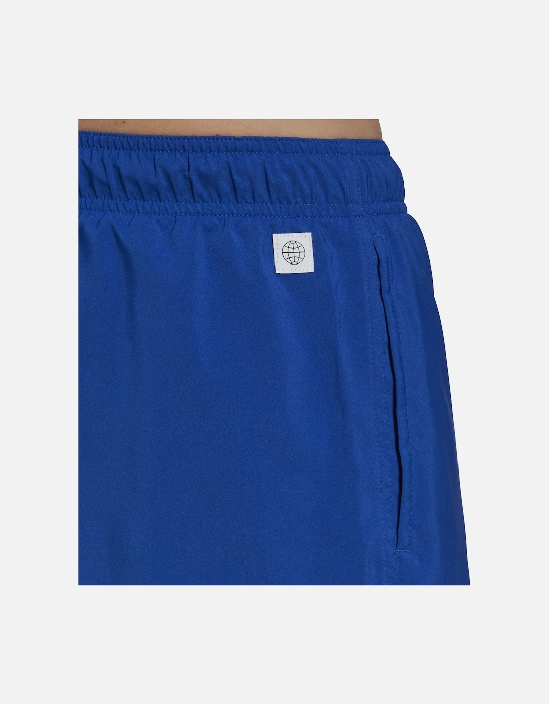 Mens Solid Swim Shorts (Blue)