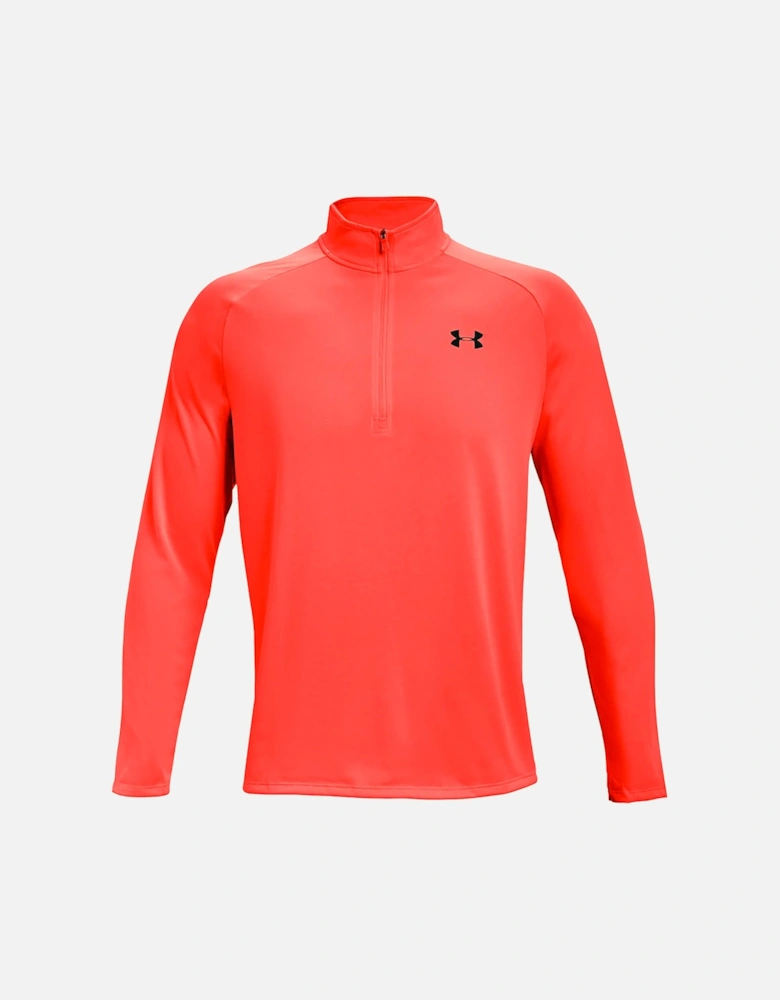 Mens 2.0 1/2 Zip Sweatshirt (Orange)