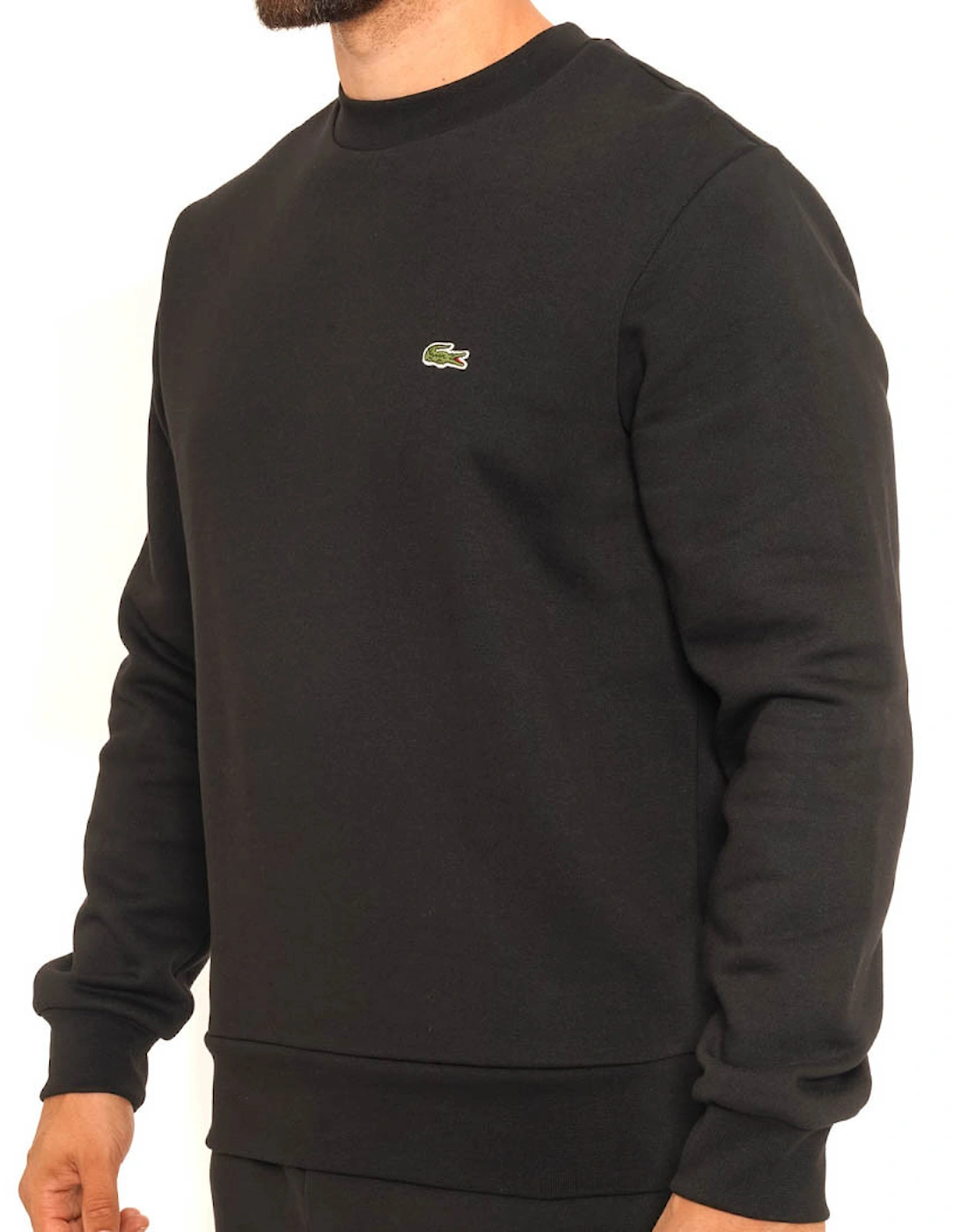 Mens Crew Neck Sweatshirt (Black)