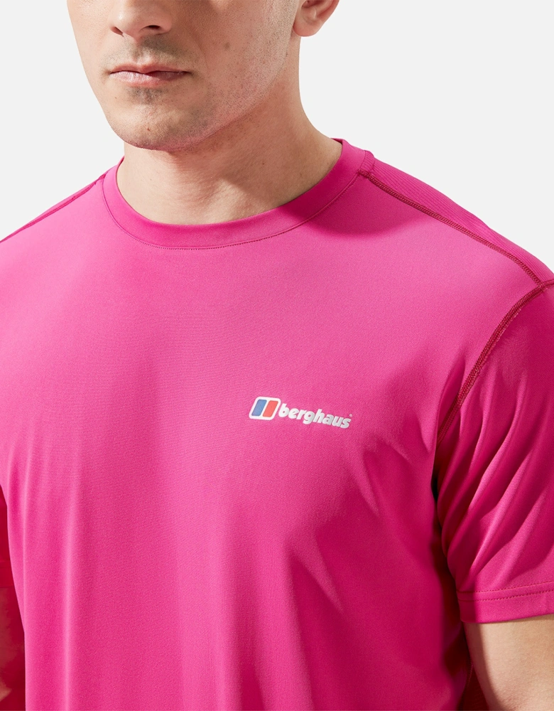 Mens Wayside Tech T-Shirt (Pink)