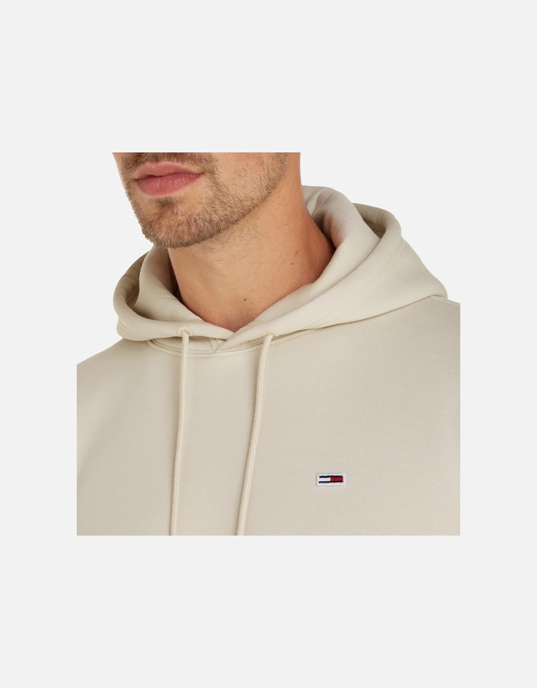 Mens Regular Fleece Hoodie (Beige)