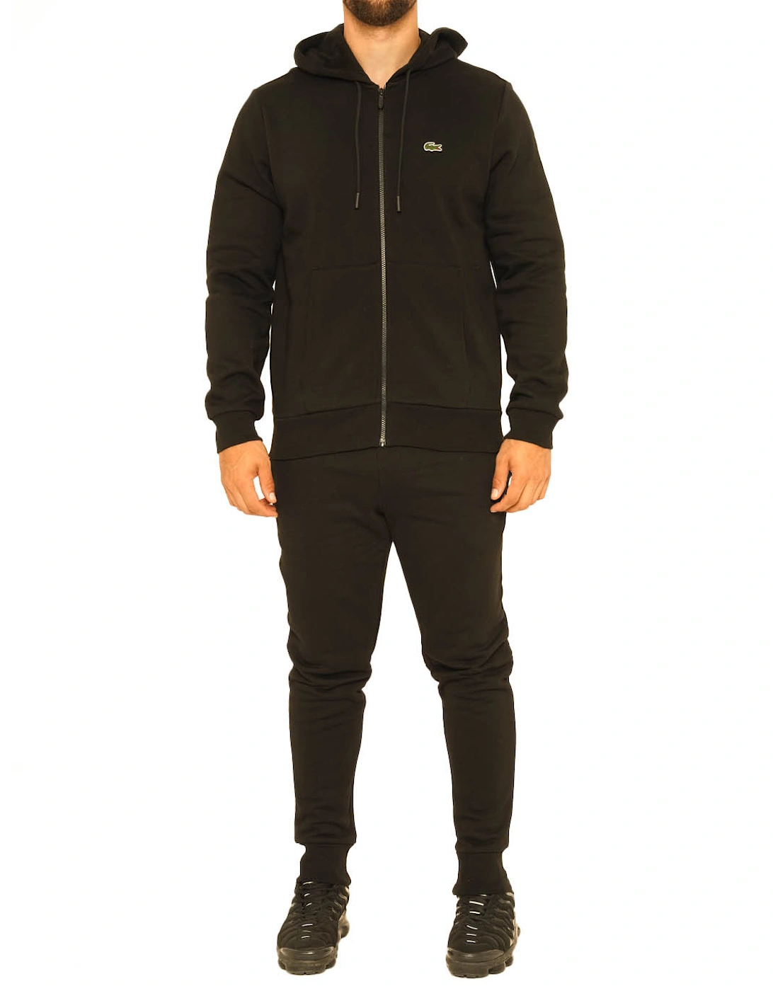 Mens Full Zip Hoodie (Black)