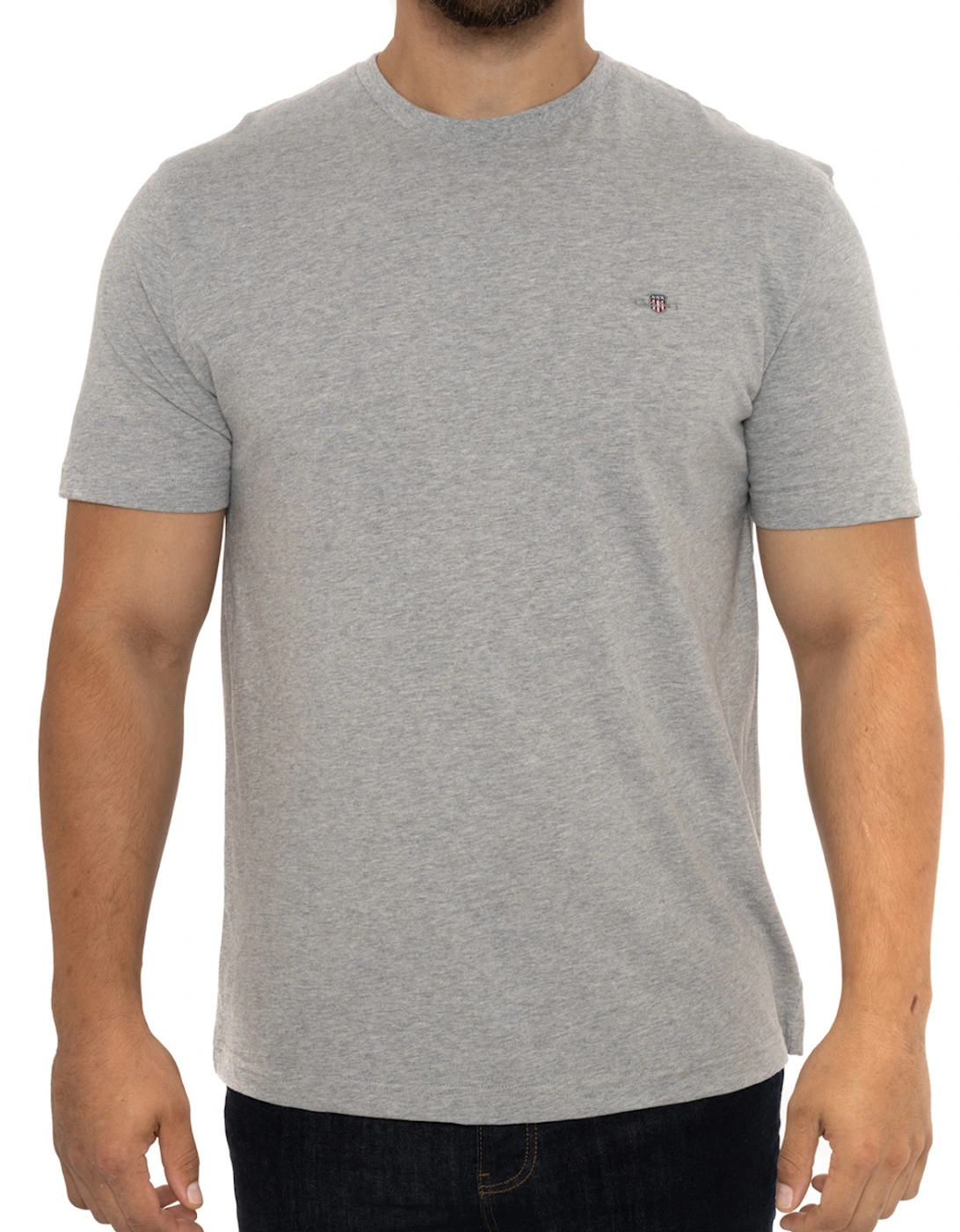 Mens Regular Shield T-Shirt (Grey), 8 of 7