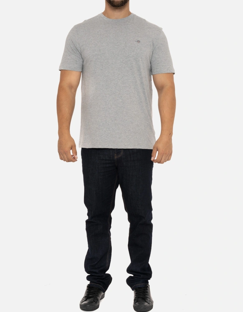 Mens Regular Shield T-Shirt (Grey)