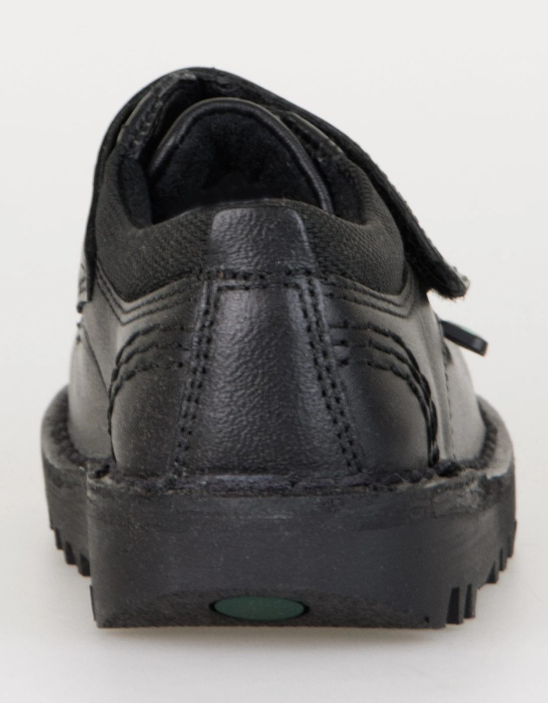 Infants Scuff Lo Leather Shoes (Black)