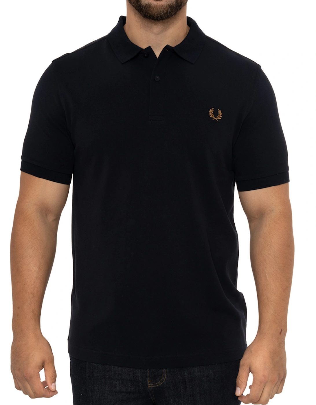 Mens Plain Polo Shirt (Navy), 8 of 7