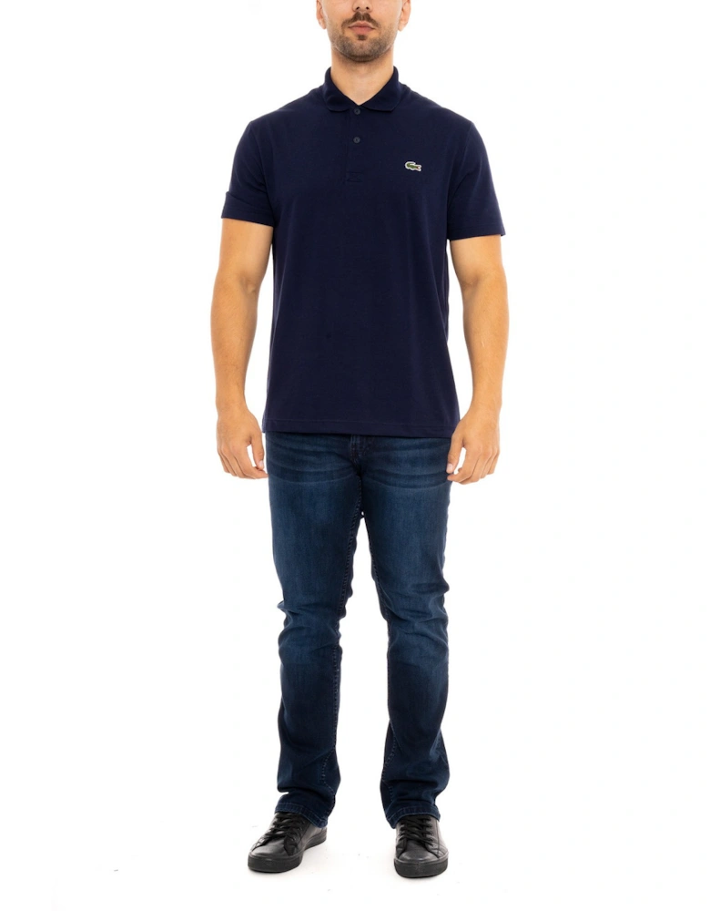 Mens S/S Stretch Polo (Navy)