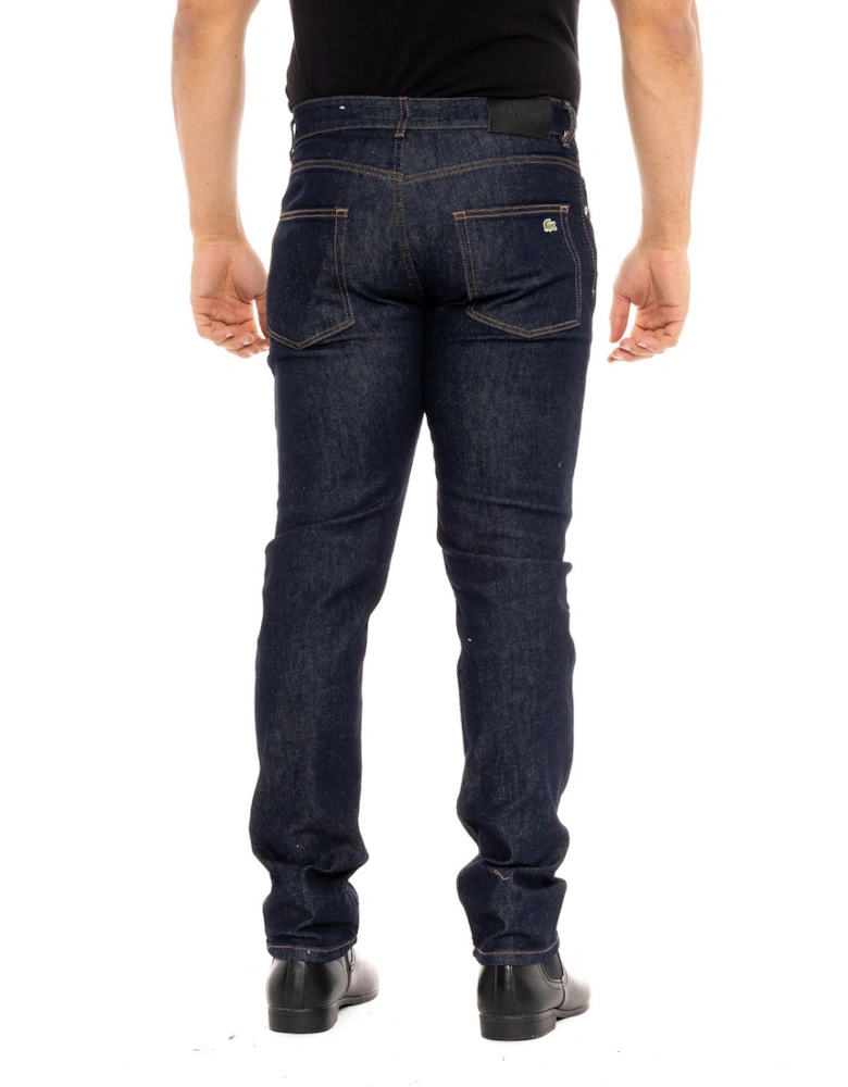 Mens Slim Fit Jeans (Dark Blue)