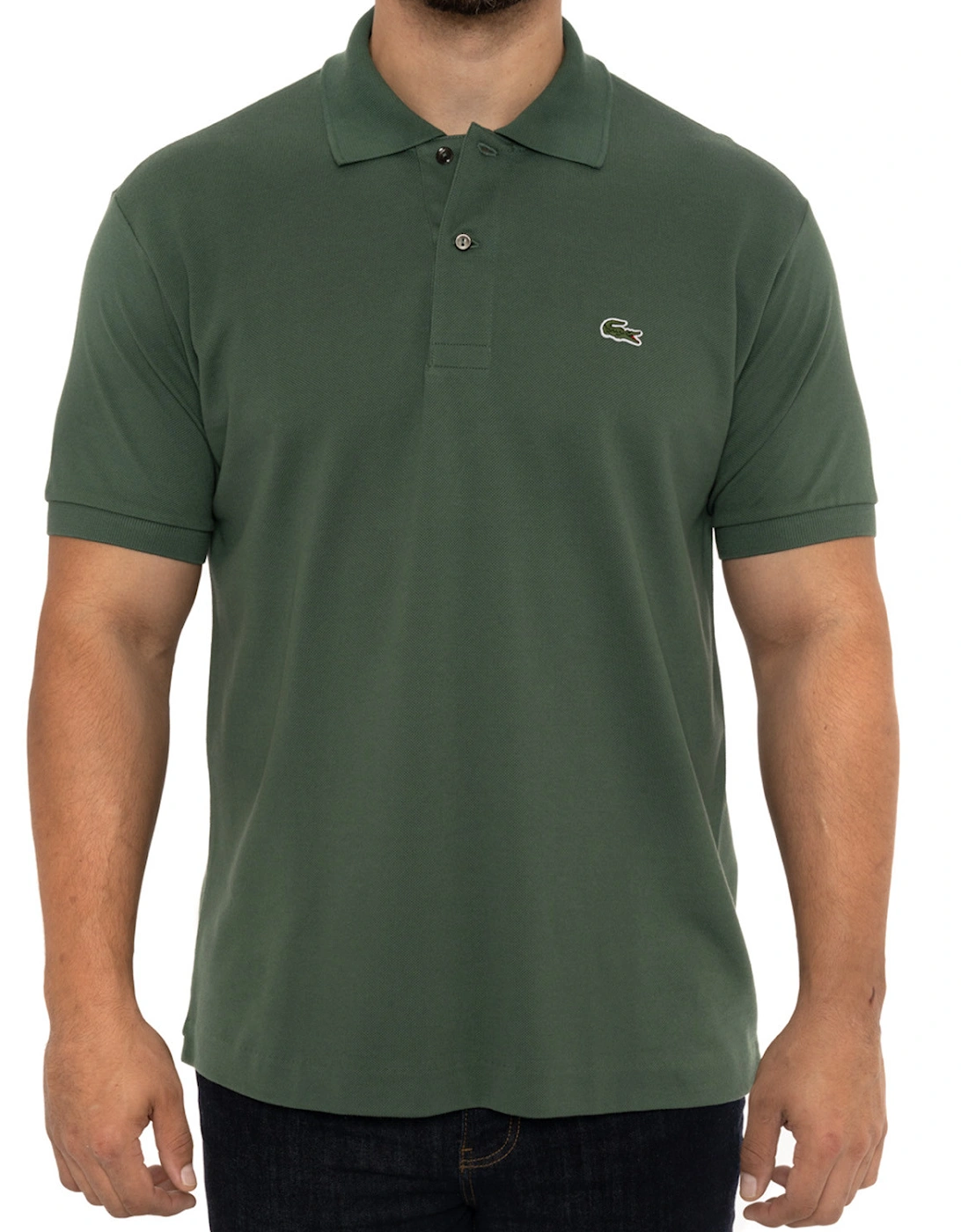 Mens S/S Plain Polo Shirt (Green), 8 of 7