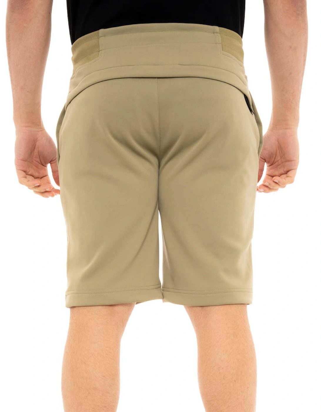 MA. STRUM Mens Tech Fleece Shorts (Khaki)