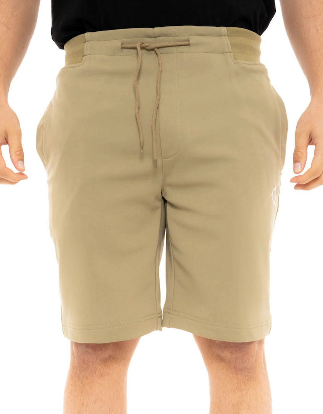MA. STRUM Mens Tech Fleece Shorts (Khaki), 4 of 3