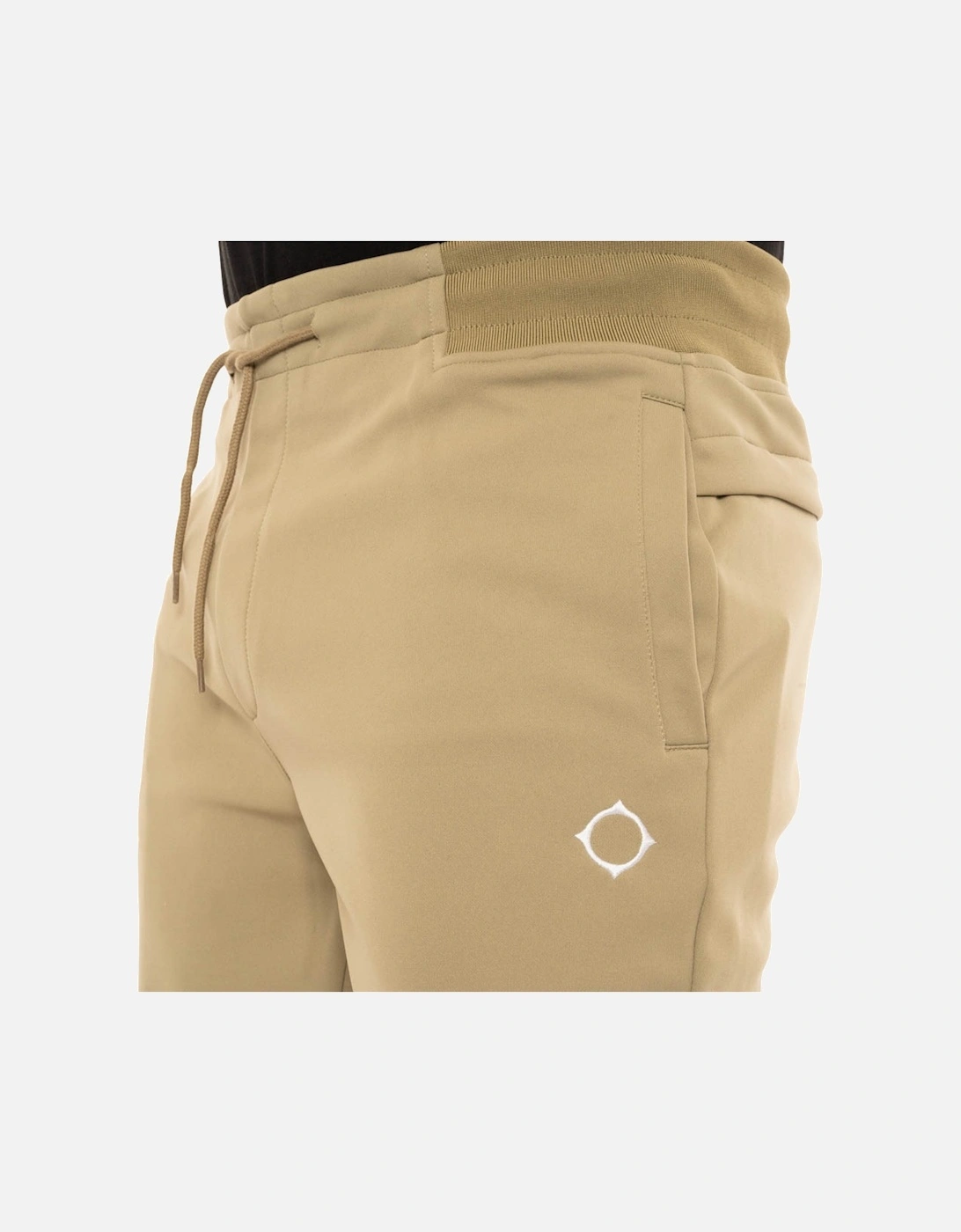 MA. STRUM Mens Tech Fleece Shorts (Khaki)