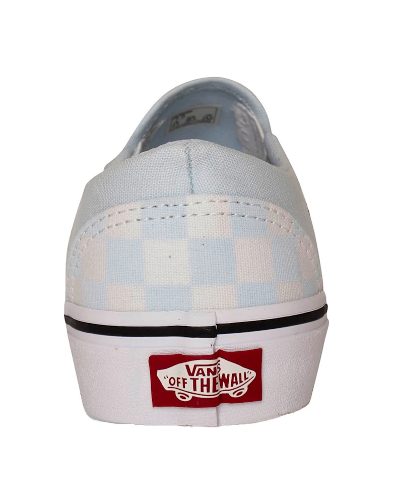 Womens Asher Checkerboard Trainers (Light Blue)