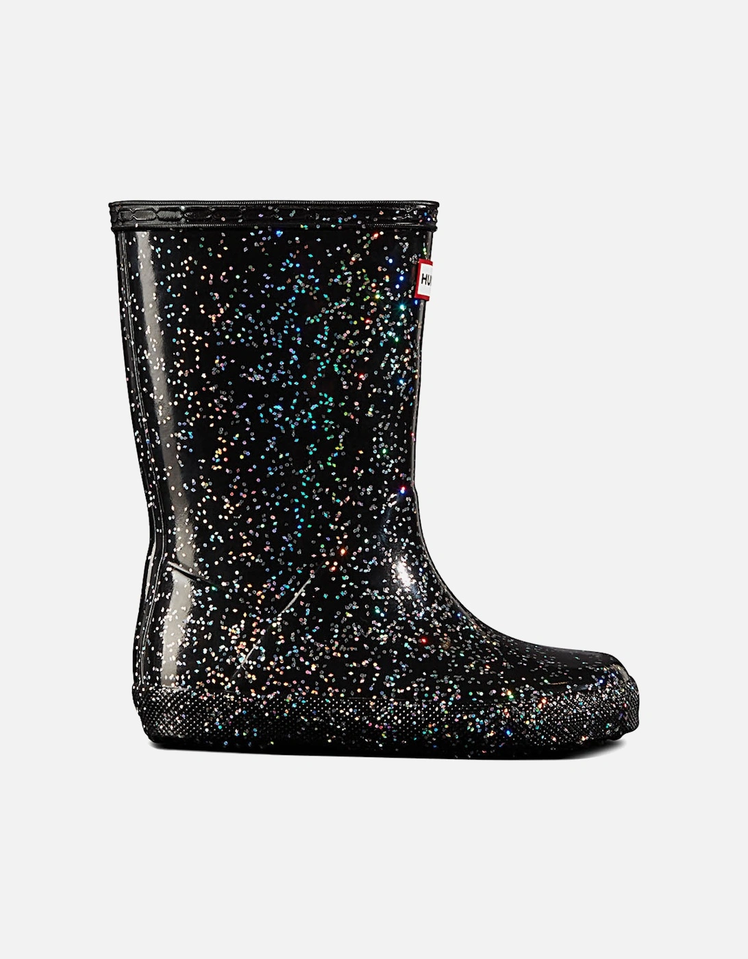 Infants First Classic Giant Glitter Boots (Black)