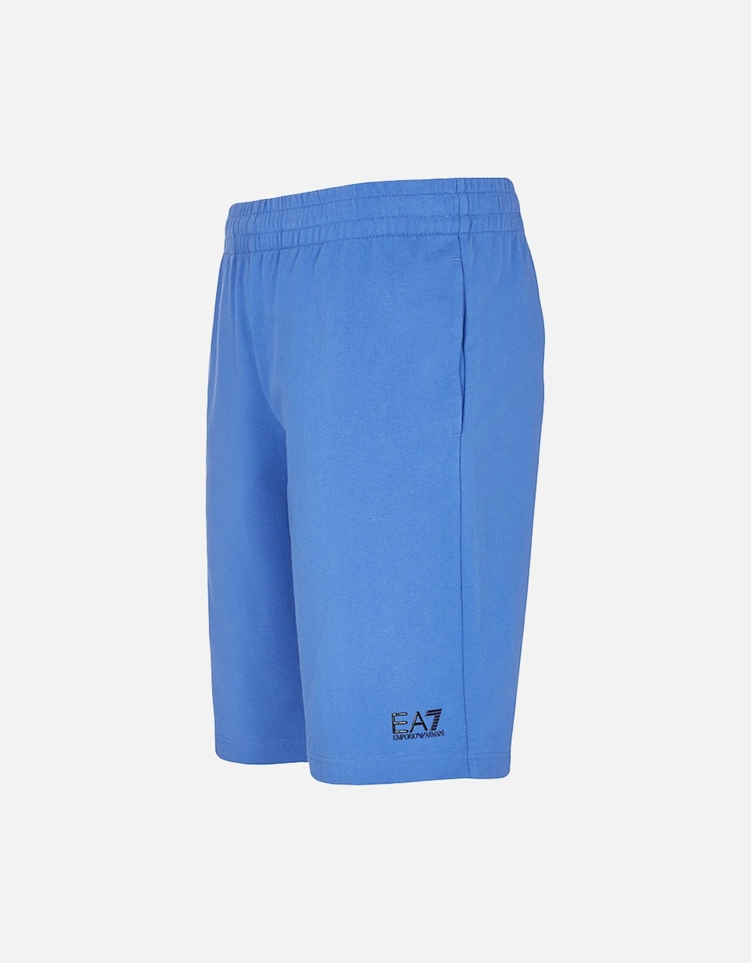 Mens Small Logo Sweat Shorts (Cobalt), 5 of 4