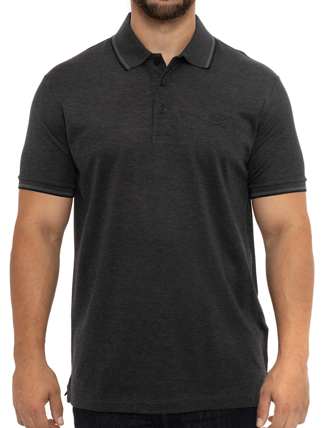 Mens 3-1 Kompact Tech Polo Shirt (Black), 8 of 7