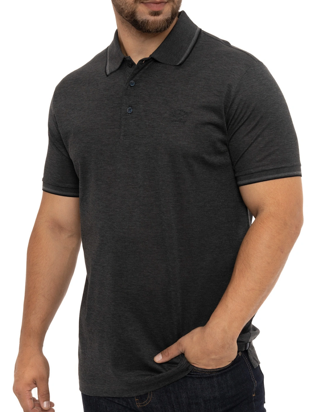 Mens 3-1 Kompact Tech Polo Shirt (Black)