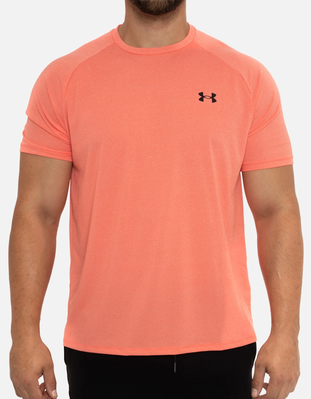 Mens Tech 2.0 Textured T-Shirt (Orange), 8 of 7