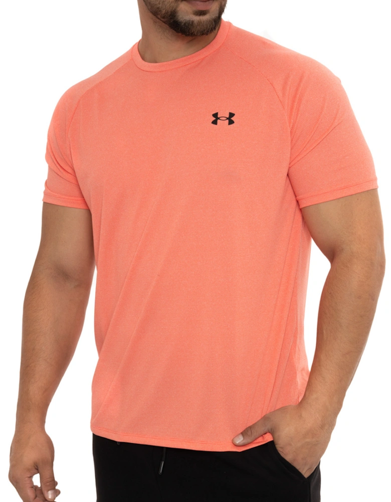 Mens Tech 2.0 Textured T-Shirt (Orange)