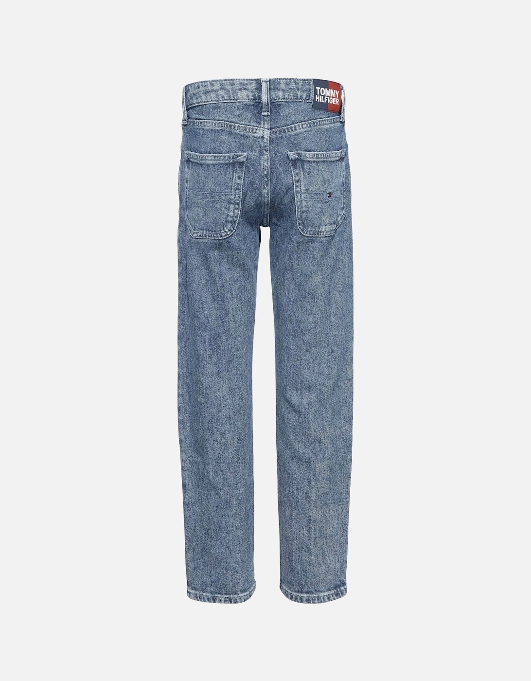 Juniors Modern Straight Hemp Jeans (Blue)