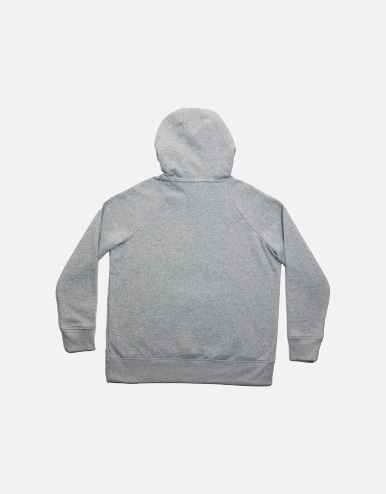 Womens Rival Fleece Logo Hoody (Grey)