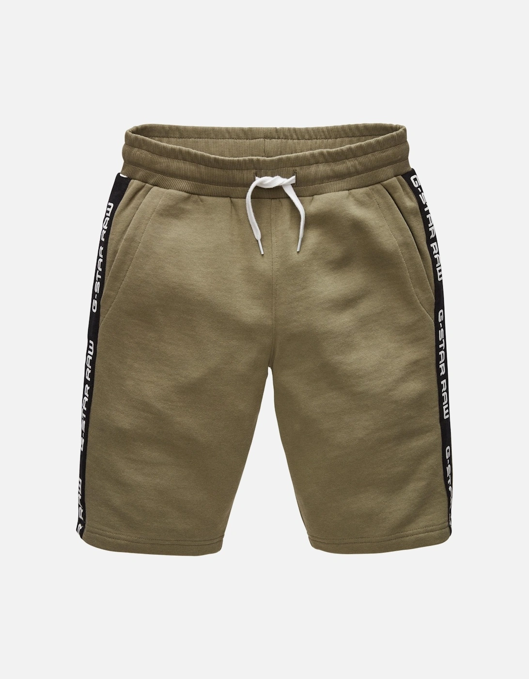 RAW Juniors Side Taping Jersey Bermuda Shorts (Khaki), 3 of 2