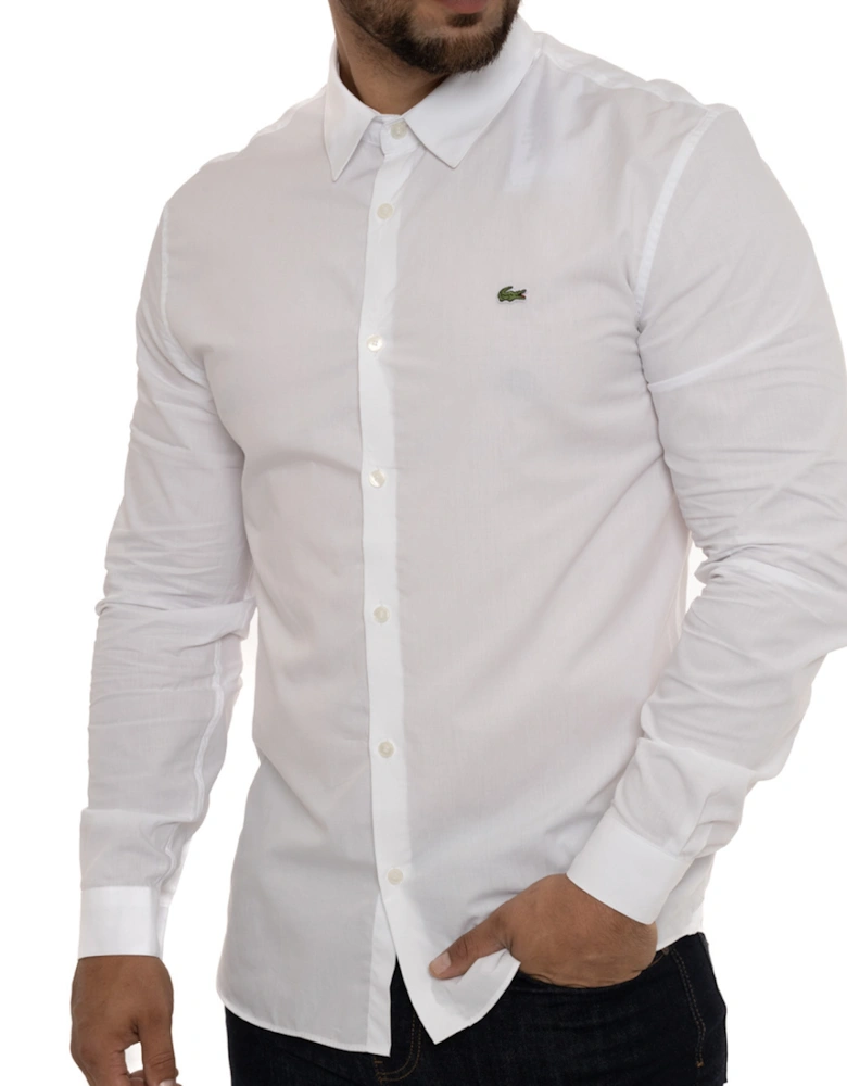 Mens Slim Fit Shirt (White)