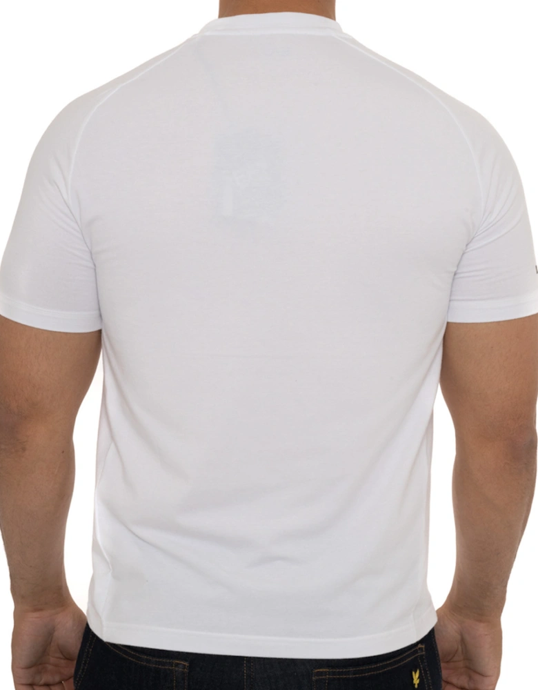 Mens Ventus 7 Reflective Badge T-Shirt (White)