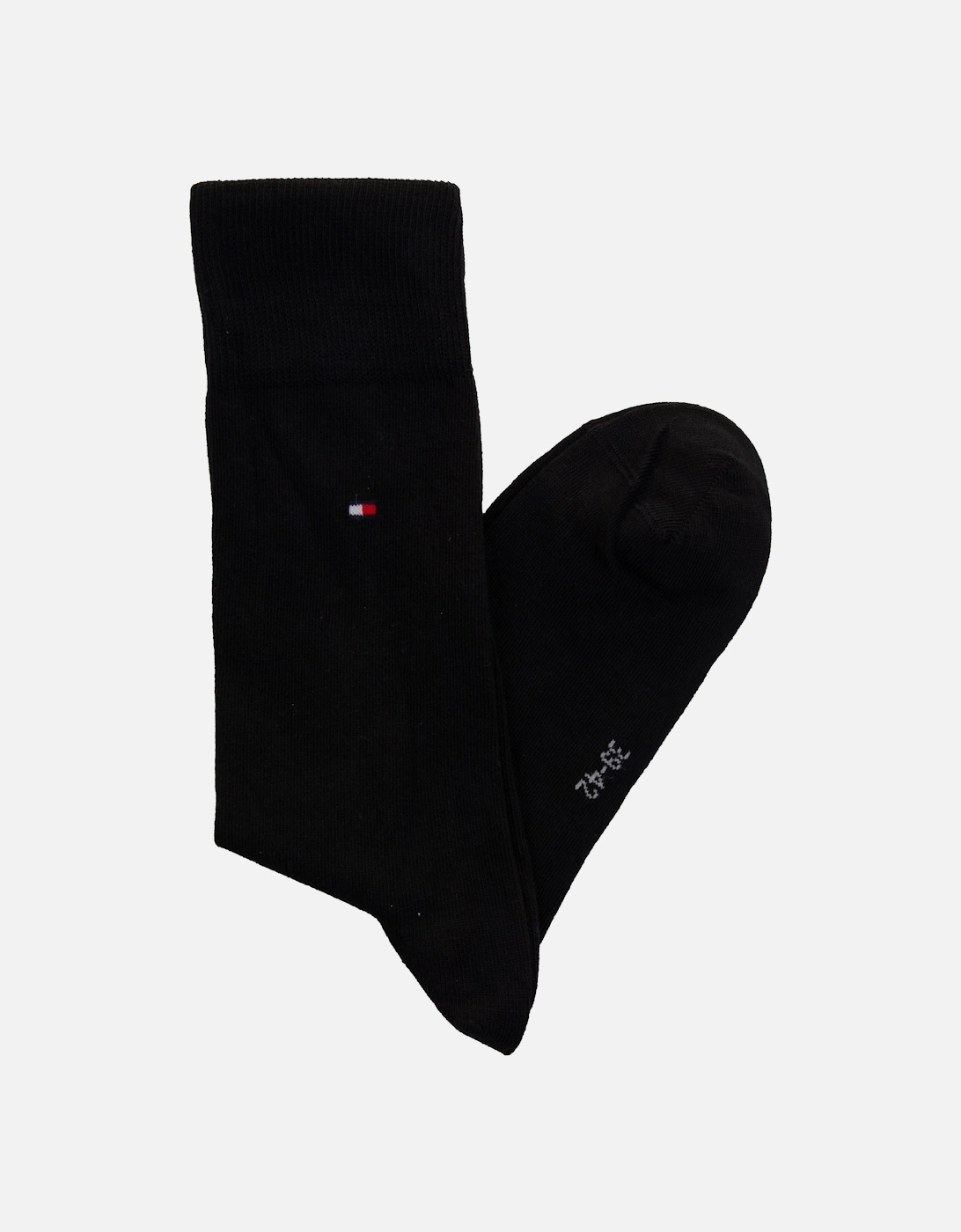 Tommy Hilfiger Mens Duo Stripe Socks 2 Pack (Black)
