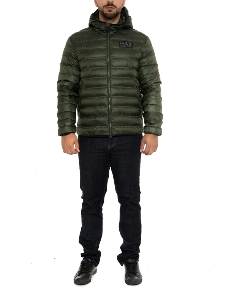 Mens Padded Down Jacket (Green)