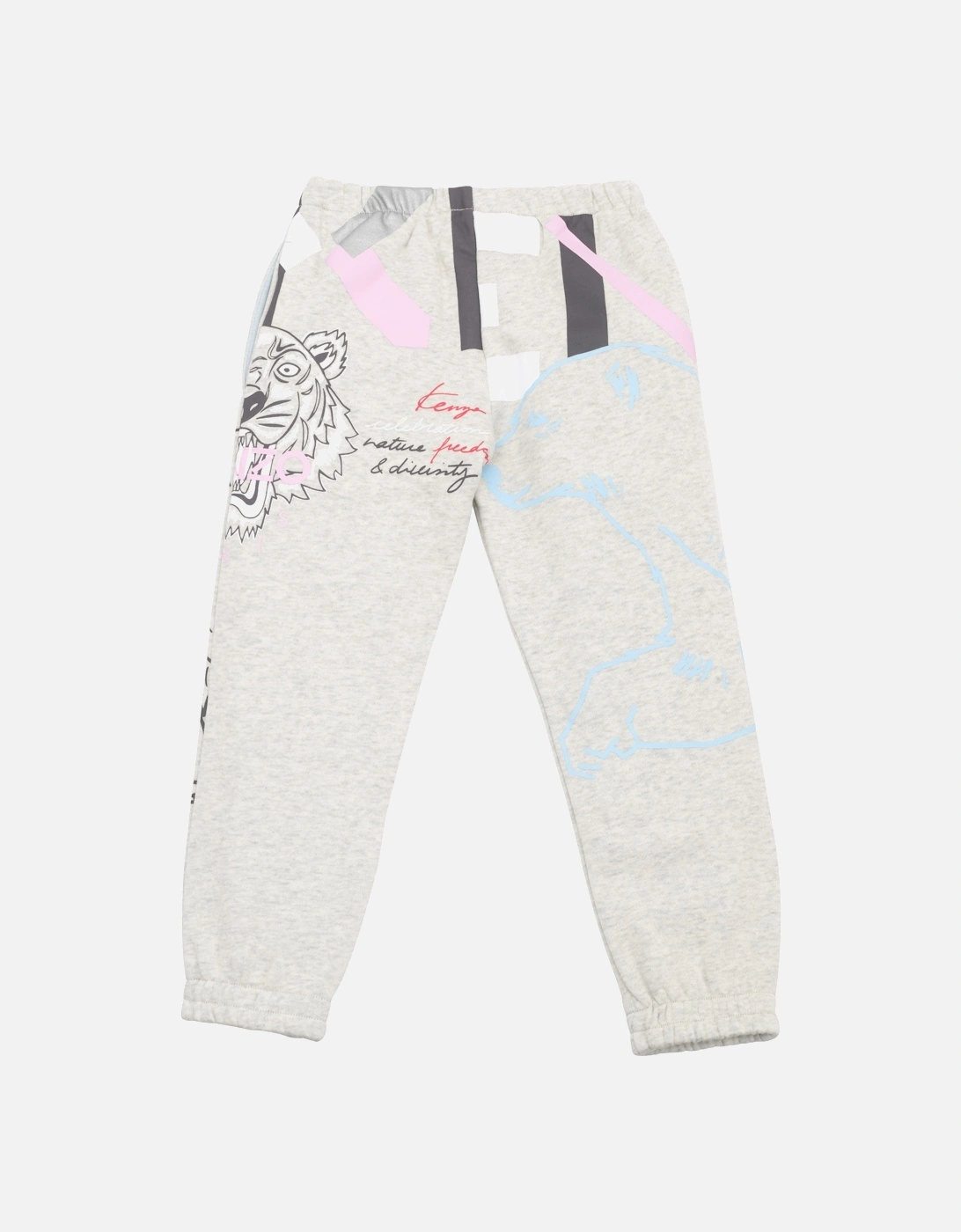 Kids Juniors Big Logo Joggers (Stone)