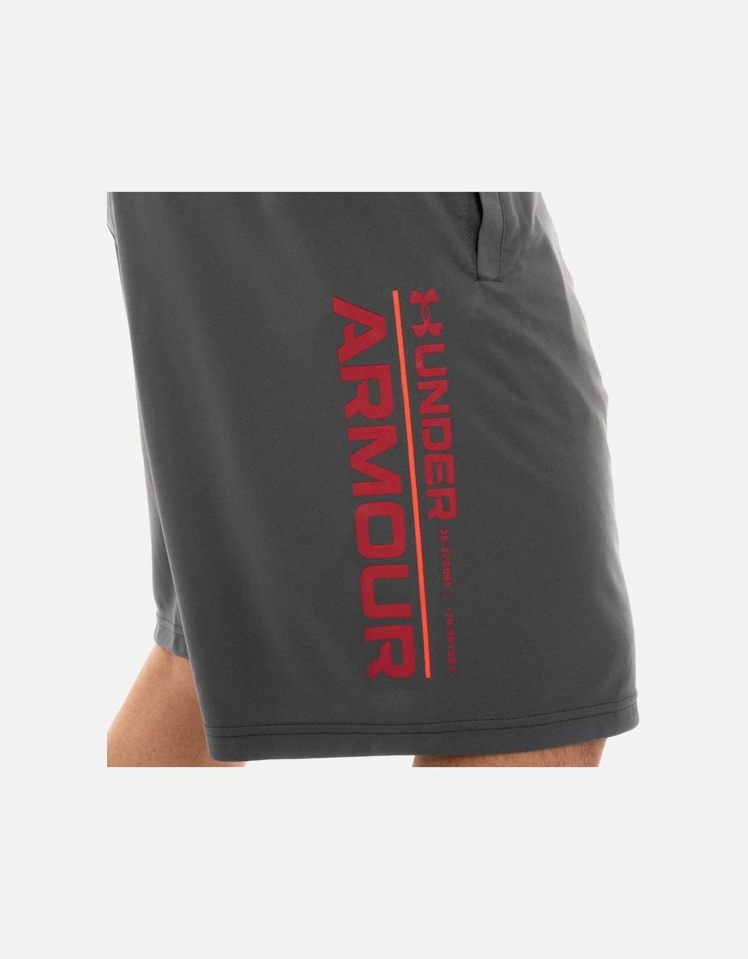 Mens Tech Wordmark Shorts (Grey)