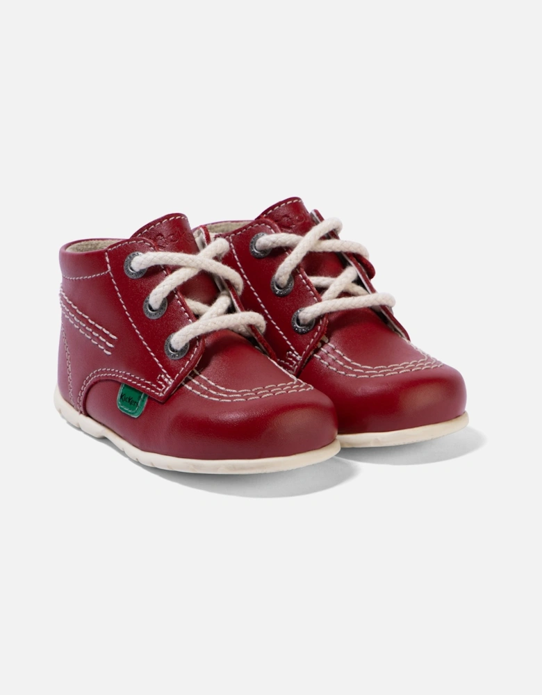 Baby Kick Hi Leather Boot (Red)