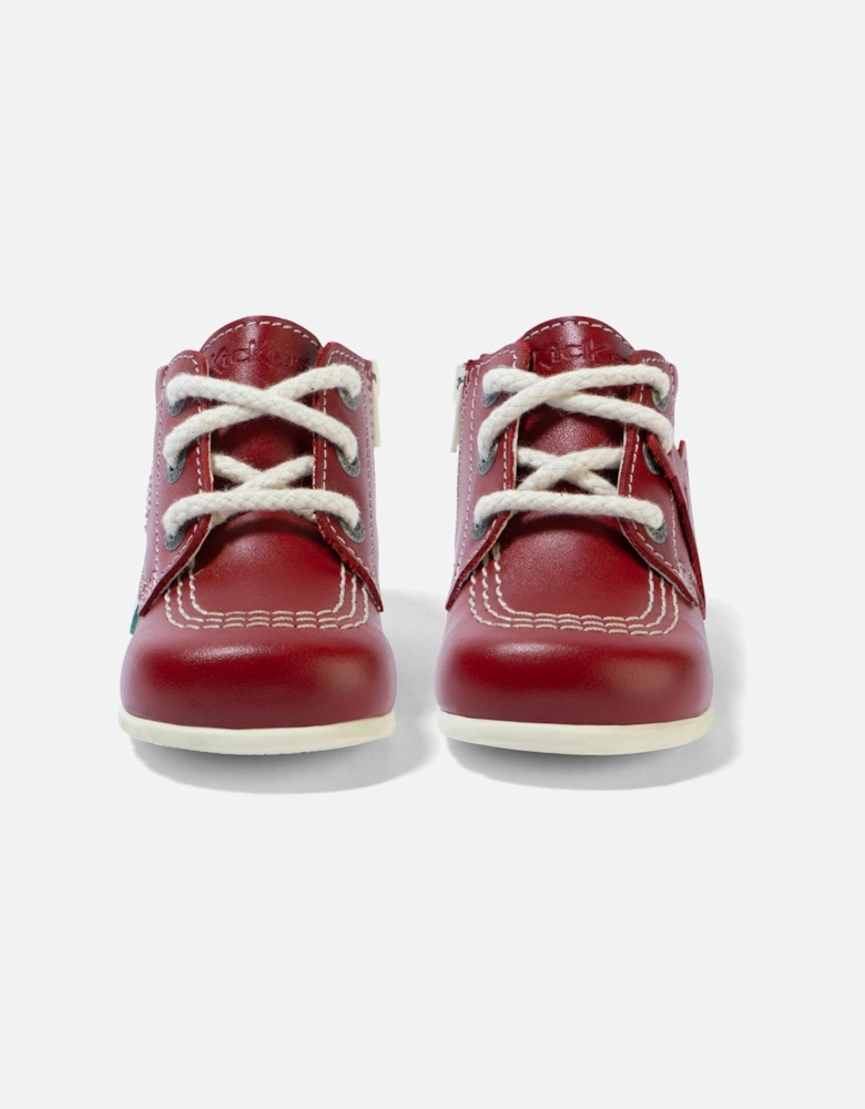 Baby Kick Hi Leather Boot (Red)