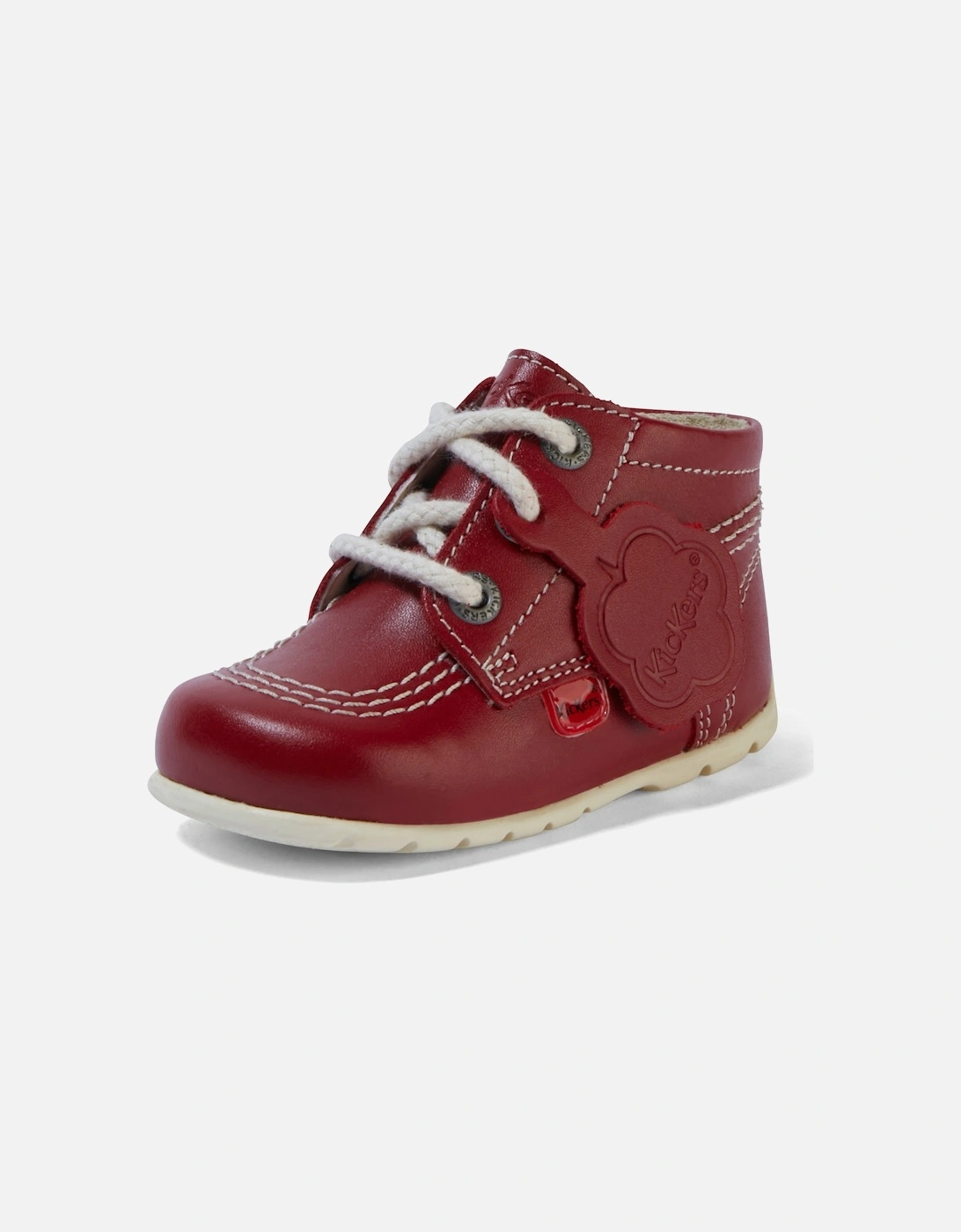 Baby Kick Hi Leather Boot (Red)