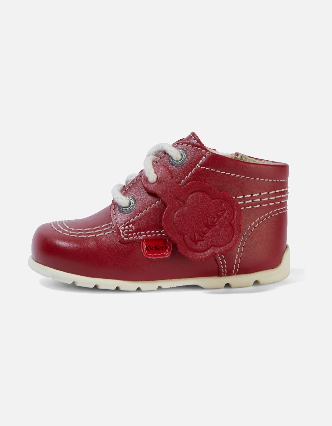 Baby Kick Hi Leather Boot (Red)