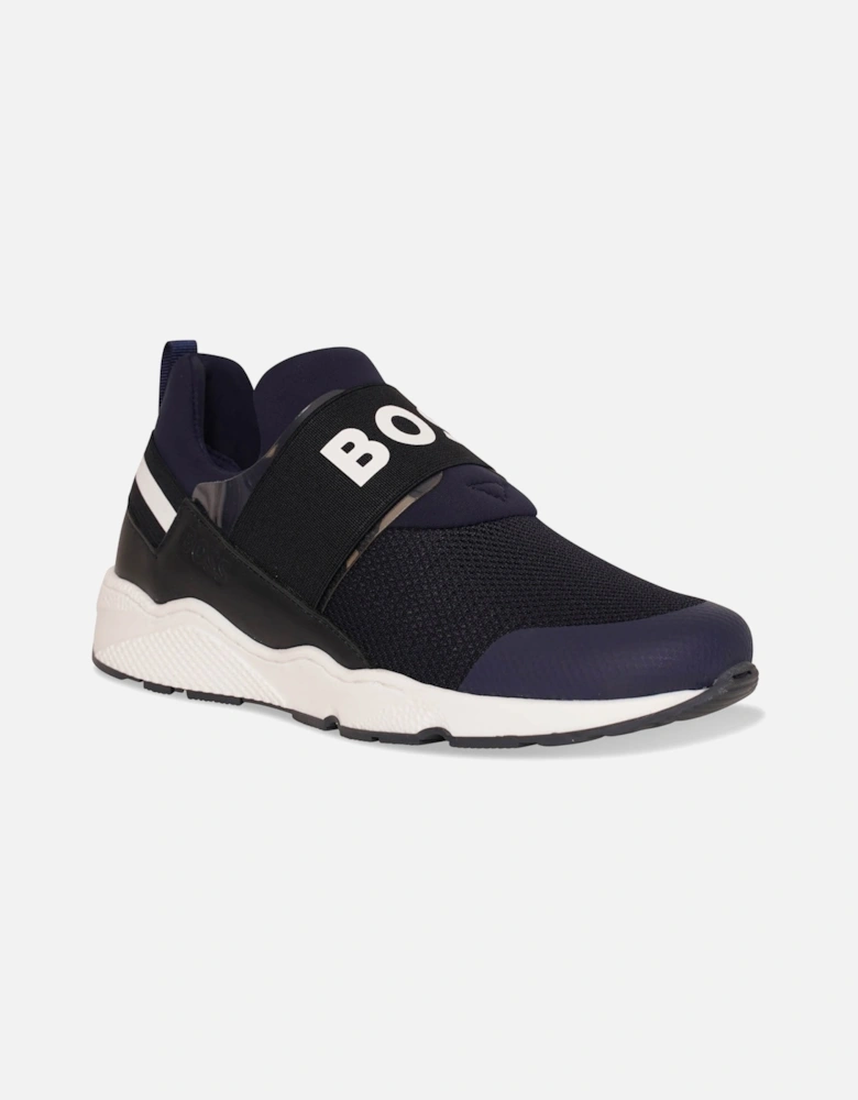 Youths J29295 Trainers (Navy)