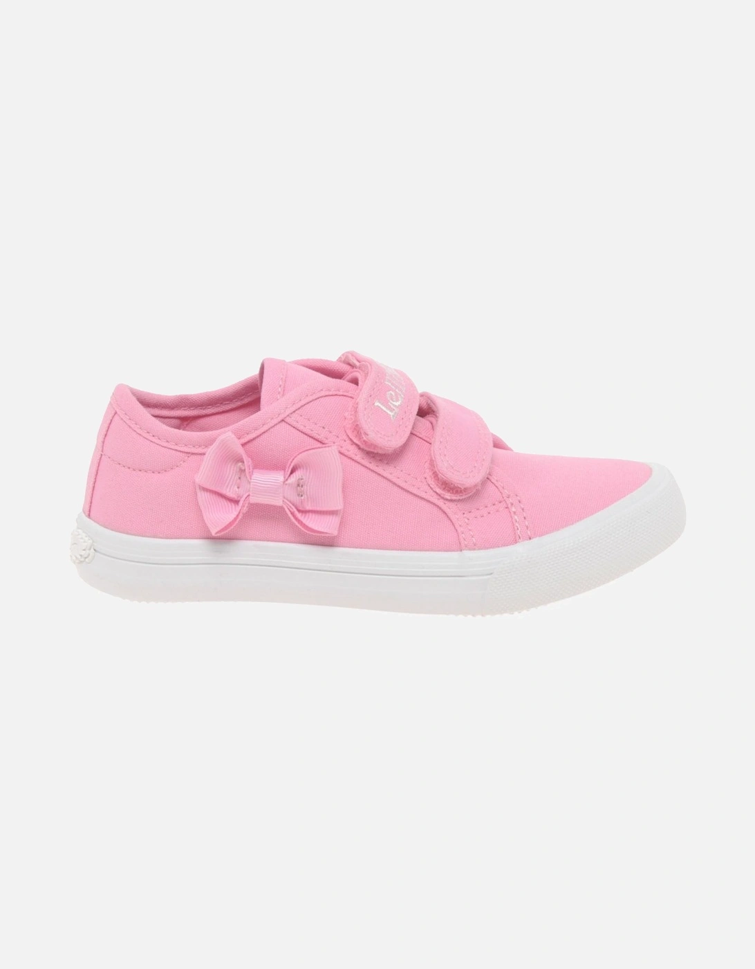 Juniors Lily Canvas Shoe (Pink), 6 of 5