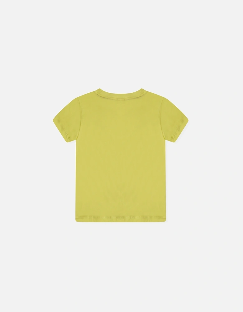 Juniors Plain T-Shirt (Yellow)