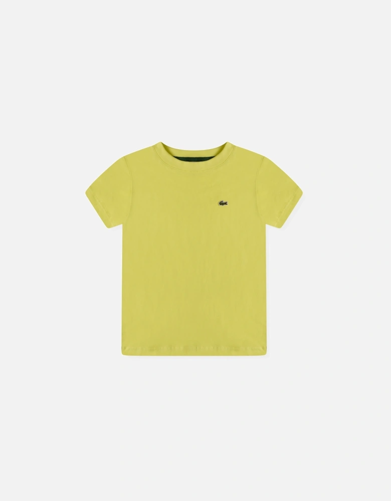 Juniors Plain T-Shirt (Yellow)