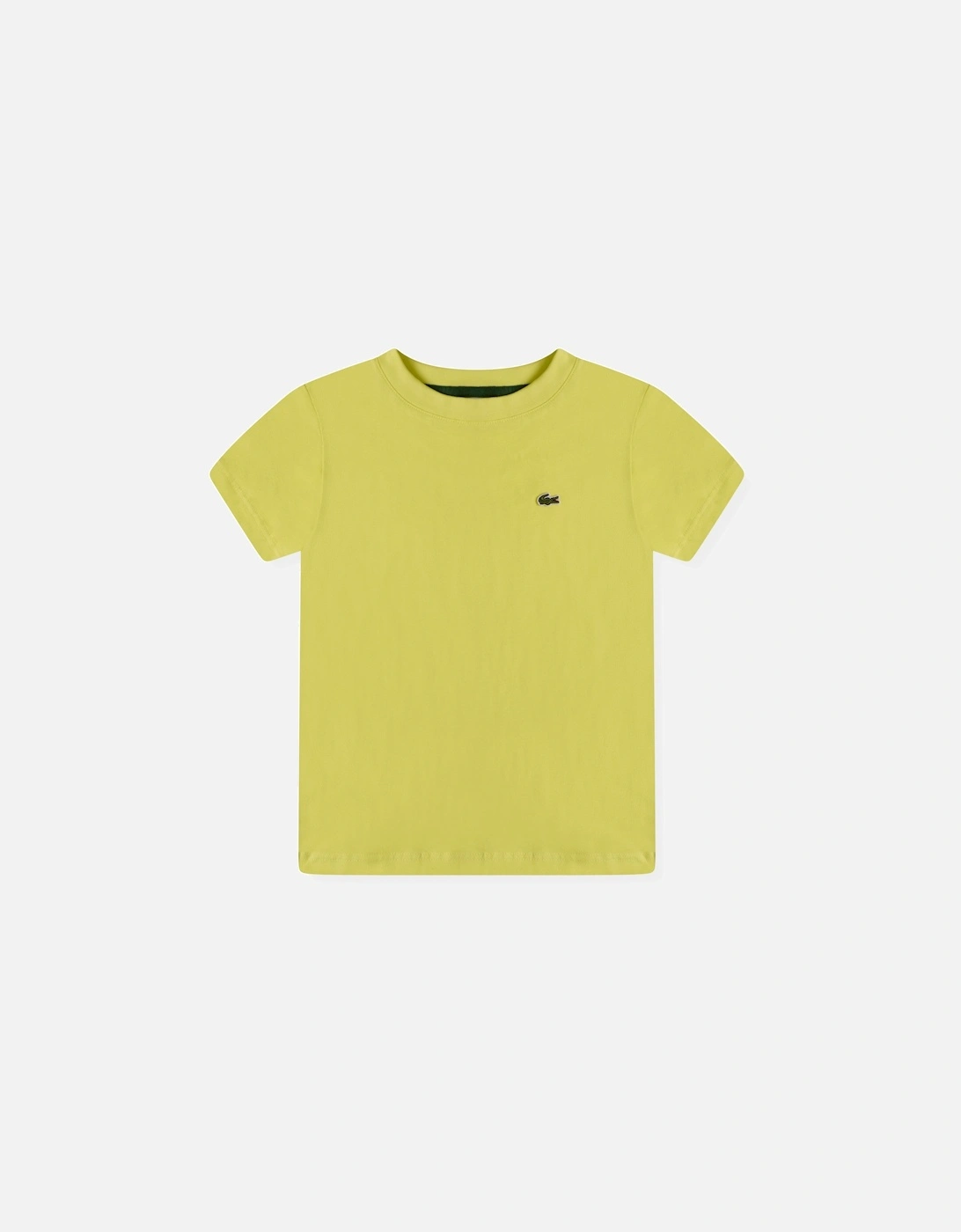Juniors Plain T-Shirt (Yellow), 3 of 2