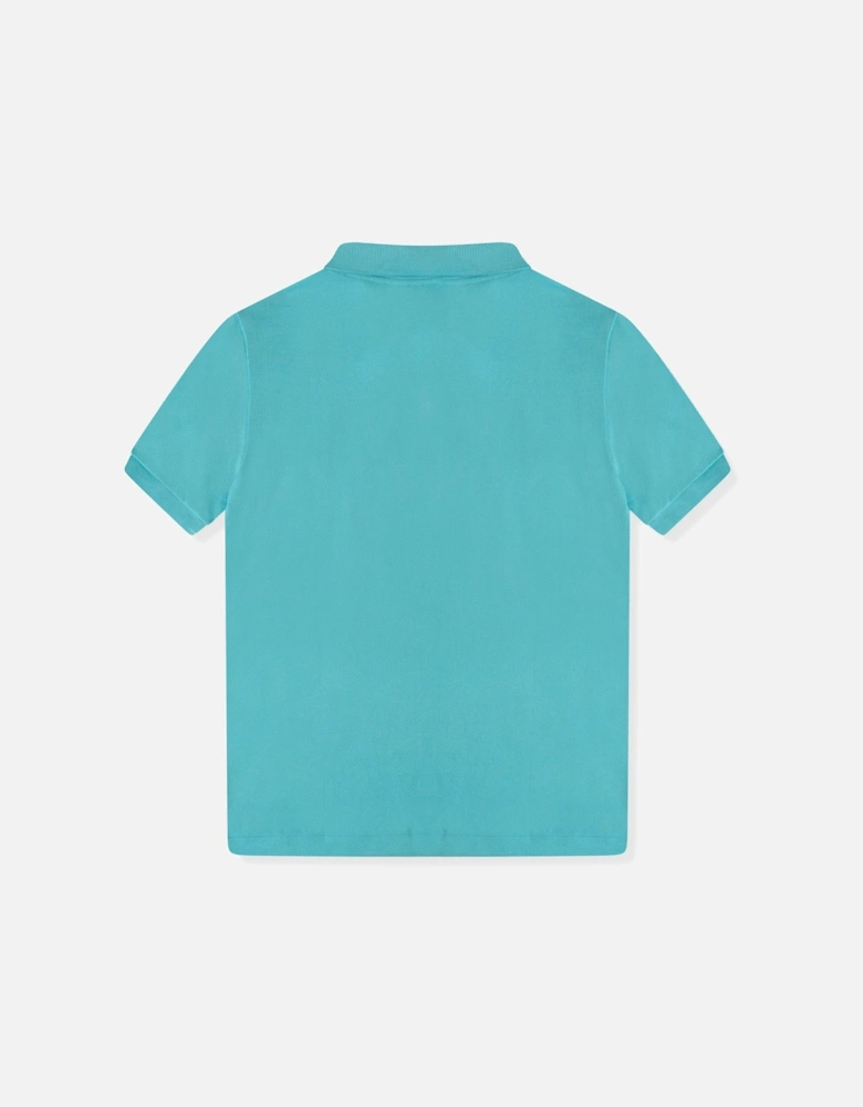 Youths Plain Polo Shirt (Turquoise)