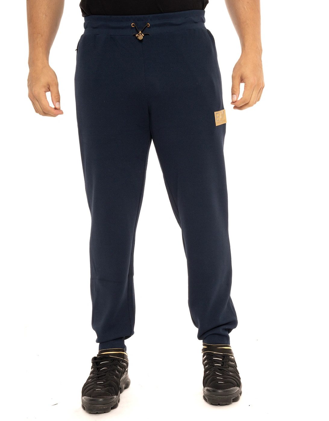 Mens Elasticated Cuff Joggers (Navy), 8 of 7