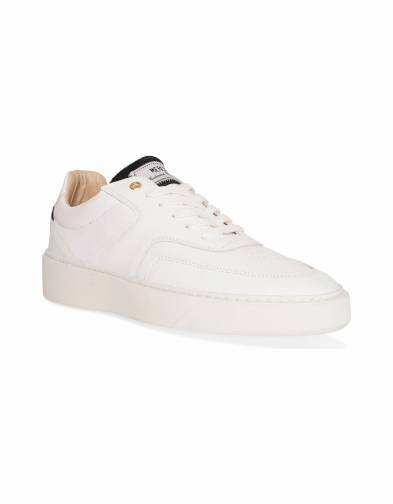 Mens The Lowtop 5.0 Nappa Trainers (White/Black)