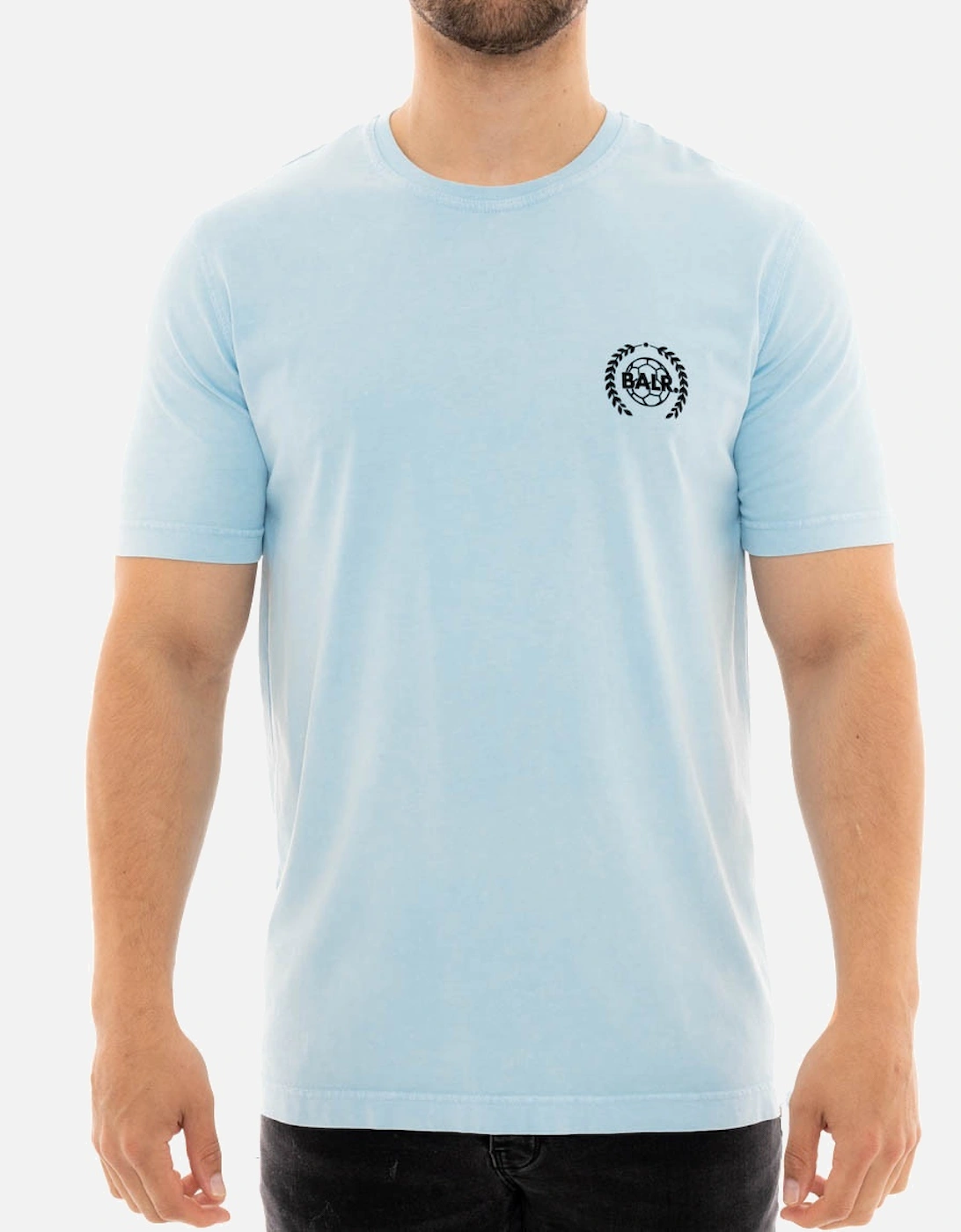 Mens Olaf Straight Crest T-Shirt (Ice), 4 of 3