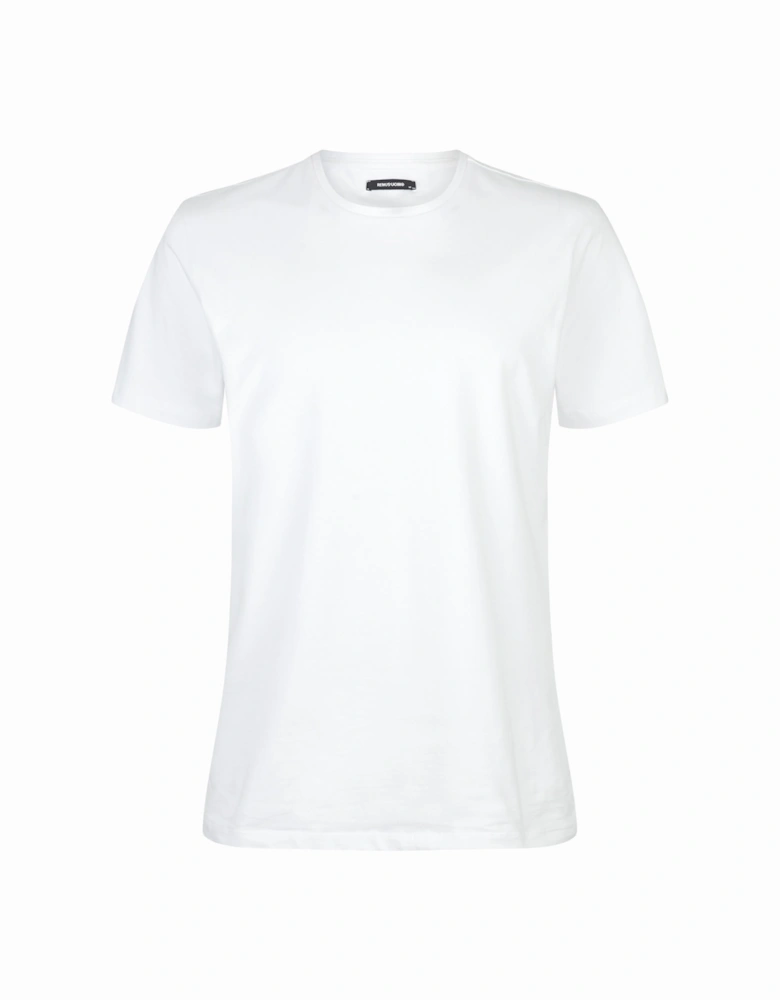 Mens Short Sleeve Casual T-Shirt (White)