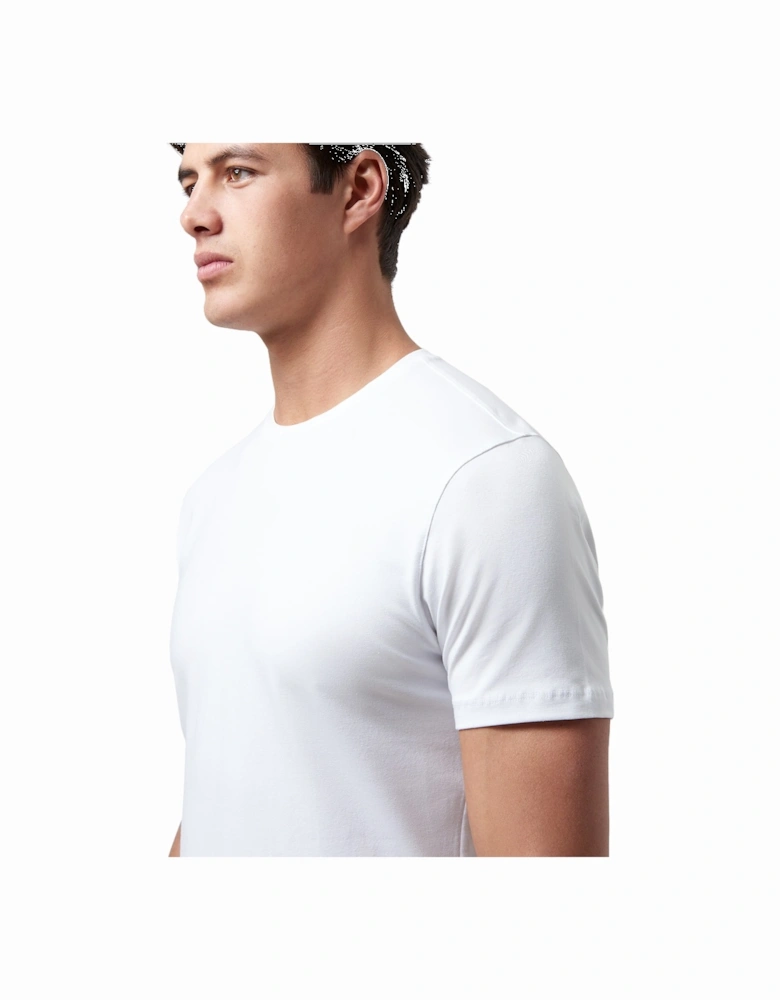 Mens Short Sleeve Casual T-Shirt (White)